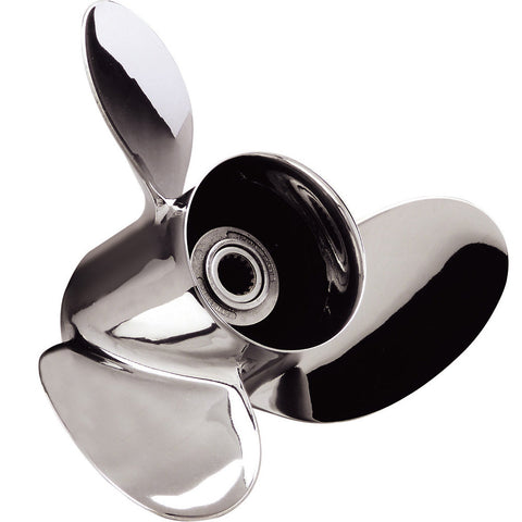 3-Blade Propeller, Pressed Rubber Hub / Stainless Steel, 14.25 dia x 19 pitch, Right Hand